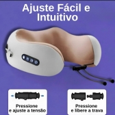 Almofada Massageador Para pescoço - Cinza