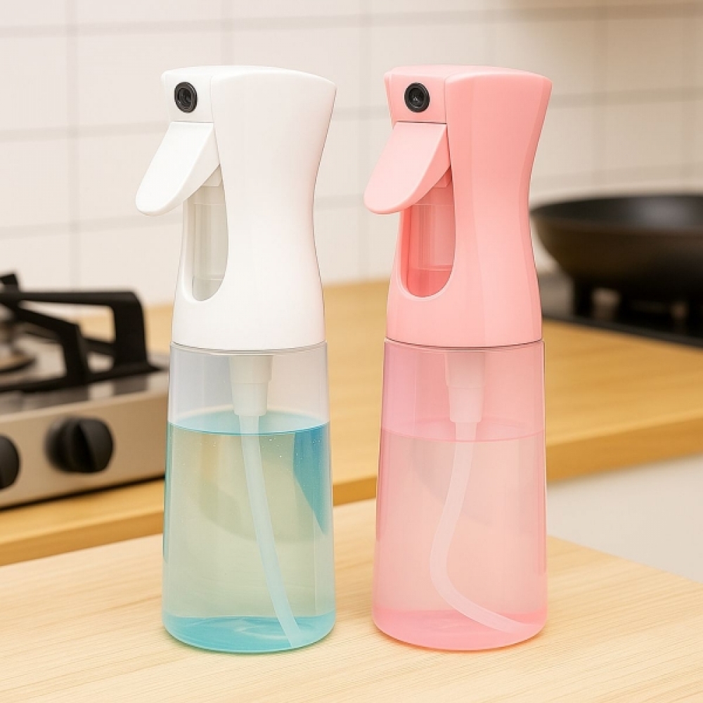 Kit 2 Borrifadores Multifuncionais 200ml - Branco/Rosa