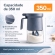 Açucareiro de Vidro 350ml com Tampa Vedada e Colher Azul e Cinza - Cinza