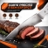 Kit Churrasco Profissional 3 Peças Faca Garfo Chaira Aço Inox