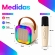 Caixa de Som Bluetooth 20W RGB com Microfone Sem Fio Karaokê Portátil USB TF AUX