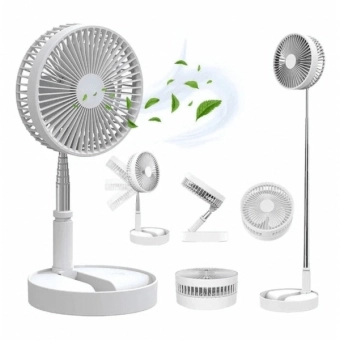 Ventilador Silencioso 3 em 1 – Portátil, Retrátil e Super Potente