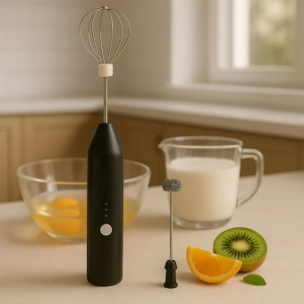 Mixer Elétrico Portátil Com 2 Batedores 3 Velocidades Usb