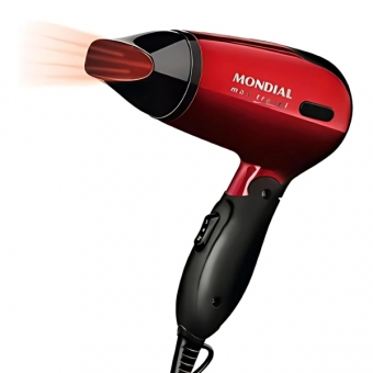 Secador De Cabelo Dobrável 1200w Bivolt Silencioso