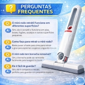 Mini Rodo Retrátil Multiuso para Pia Box e Bancada Cozinha