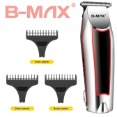Kit Maquina Profissional Cortar Cabelo Acabamento Aparador Preto
