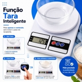 Kit Faca Serrilhada 24cm Inox Profissional Com Afiador 3 Estagios E Balanca Digital 10kg