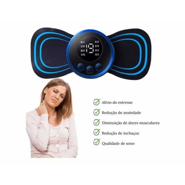 Mini Massageador Elétrico Portátil