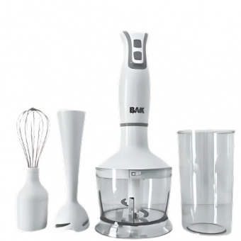 Mixer Portatil 3x1 250w Batedor Potente Triturador Bak -110v