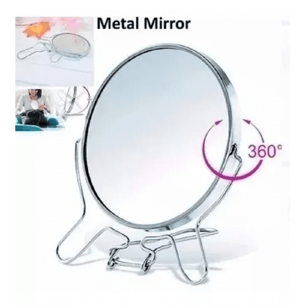 Espelho de Aumento Dupla face Para Maquiagem Beleza 6 Polegadas