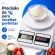 Kit Faca Serrilhada 24cm Inox Profissional Com Afiador 3 Estagios E Balanca Digital 10kg