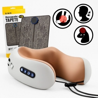 Kit Massageador pescoço e pés