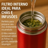 Garrafa Vacuum 800ml - Vermelho