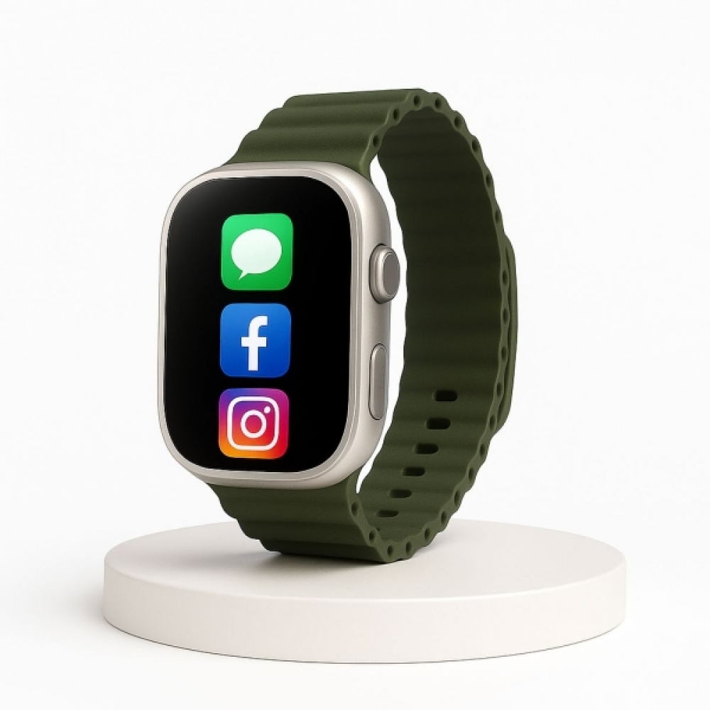 Relógio Smarthwacth inteligente a Porva D´água Bluetooth X11 - Verde