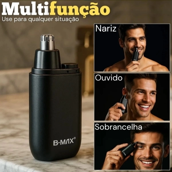 Barbeador Shaver Bivolt 5w Display Led Aparador Pelo Nariz