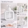 Dispenser Sabonete Líquido 300ml Quadrado Banheiro Cozinha - Branco