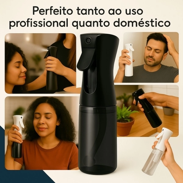 Kit 2 Borrifadores Multifuncionais 200ml - Preto/Verde