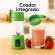 Mini Liquidificador Portátil Recarregável 380ML 6 Laminas - Verde