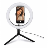Ring Light Iluminador 120 Leds Tripé 6 Polegadas Suporte