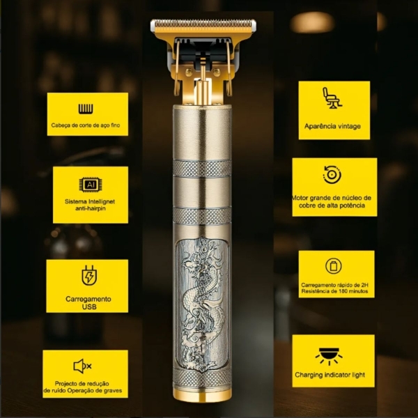 Kit Maquininha Dragão Completo + Acessórios Bivolt