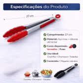 Grill Sanduicheira Press Gourmet Ceramic Inox  Preto 750W