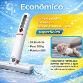 Mini Rodo Retrátil Multiuso para Pia Box e Bancada Cozinha