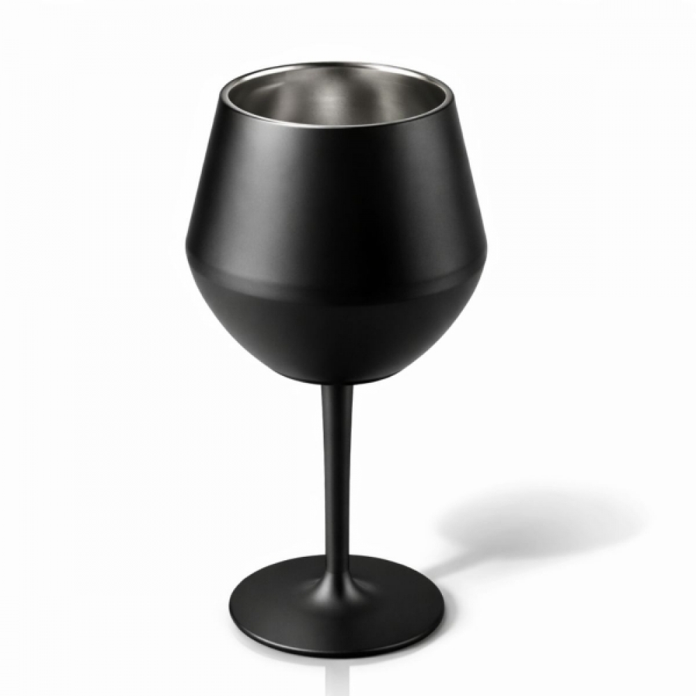 Copo Térmico 2 em 1 Aço Inox 400ml Taça Bebida Fria Quente - Preta