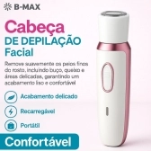 Depilador Elétrico 4 em 1 Recarregável para Rosto e Corpo