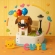 Brinquedo & Decoração de cachorro em blocos criativo - São Bernardo