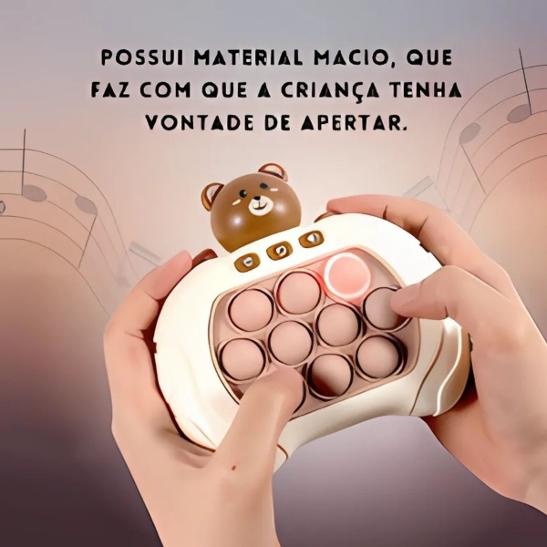 Pop It Mini Gamer Console Anti Stress Brinquedo Eletrônico C