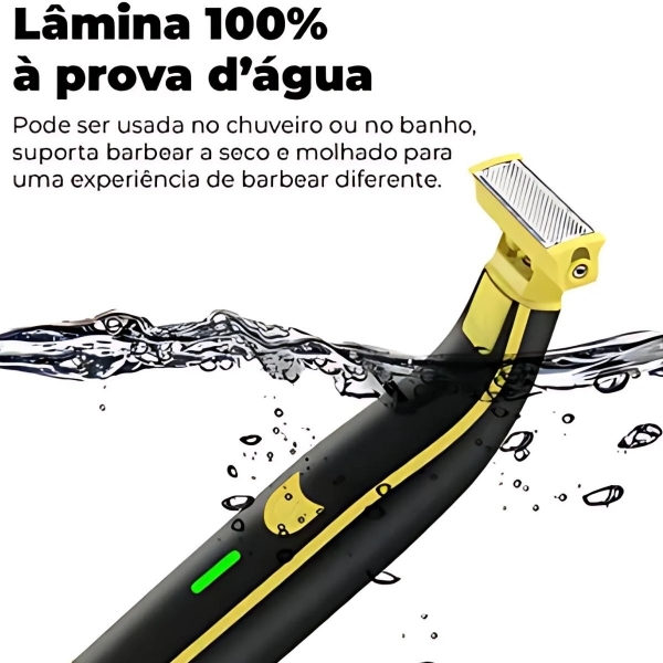 Aparador Íntimo Prova D´Água + Barbeador Corpo Kit Completo