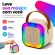 Caixa de Som Bluetooth 20W RGB com Microfone Sem Fio Karaokê Portátil USB TF AUX