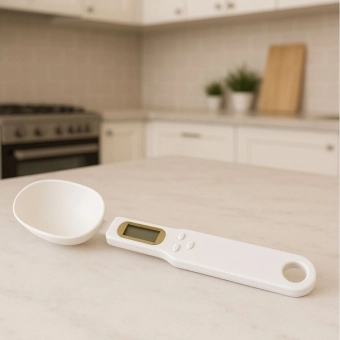 Colher Medida Balança Digital Eletrônica Cozinha Até 500g