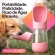 Garrafa Portátil Pet 2 em 1 Água e Ração 370ml Passeio - Rosa
