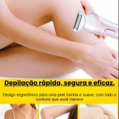 Depilador Elétrico Corporal Lady Shaver Aparador Pelo Nariz Rosa