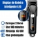Kit Maquina Profissional Cortar Cabelo Acabamento Aparador Preto