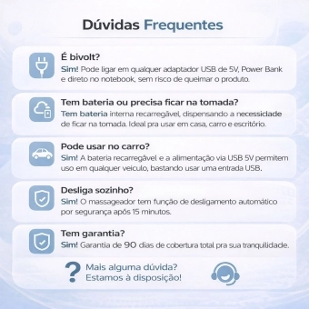 Almofada Massageador Para pescoço