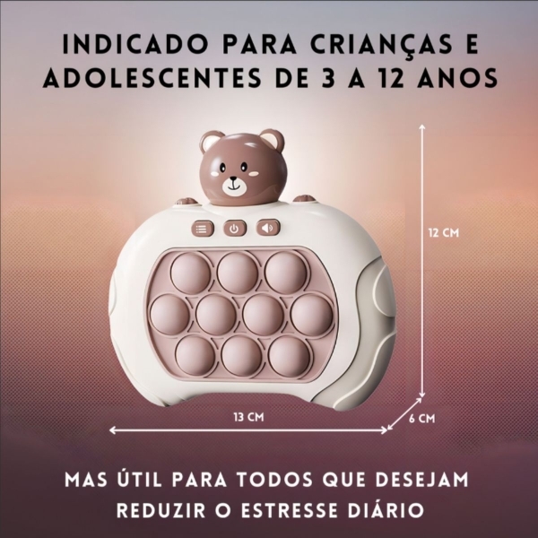 Pop It Mini Gamer Console Anti Stress Brinquedo Eletrônico C