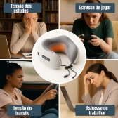 Kit Massageador pescoço e pés - Cinza