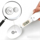 Colher Medida Balança Digital Eletrônica Cozinha Até 500g - Branca